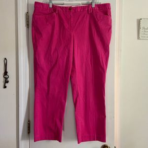 Lands' End Pink Straight Leg Pants